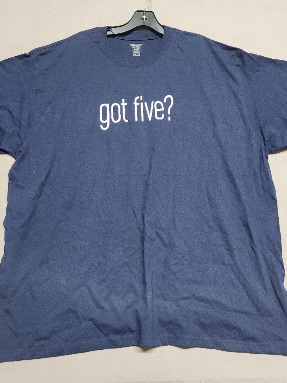 Reebok Dallas Cowboys R200A Got Five We Do T Shirt 2XL 100% Cotton Dark Navy 133